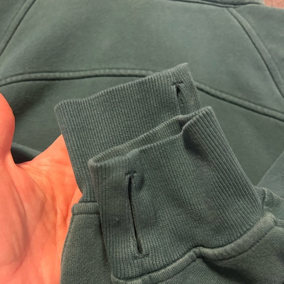 LULULEMON Full Zip Crop SCUBA HOODIE XS/S DEEP JUNGLE - Picture 7 of 8